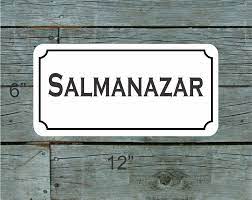 Schriftart Salmanazar R2